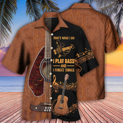Guitar That's What I Do I Play Bass - Hawaiian Shirt 
