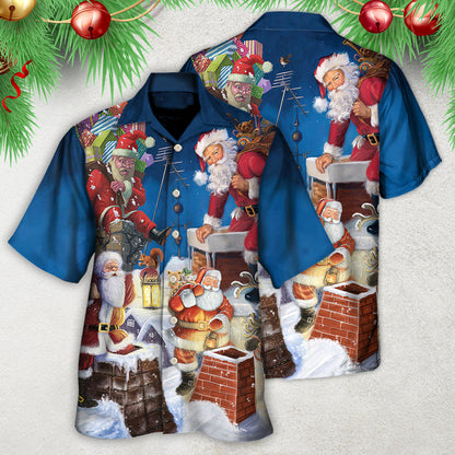 Christmas Santa The Way I Come - Hawaiian Shirt 