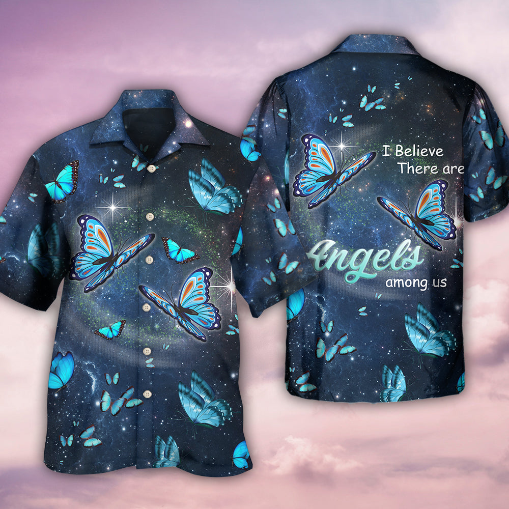 Butterfly I Believe There Are Angels - Hawaiian Shirt 