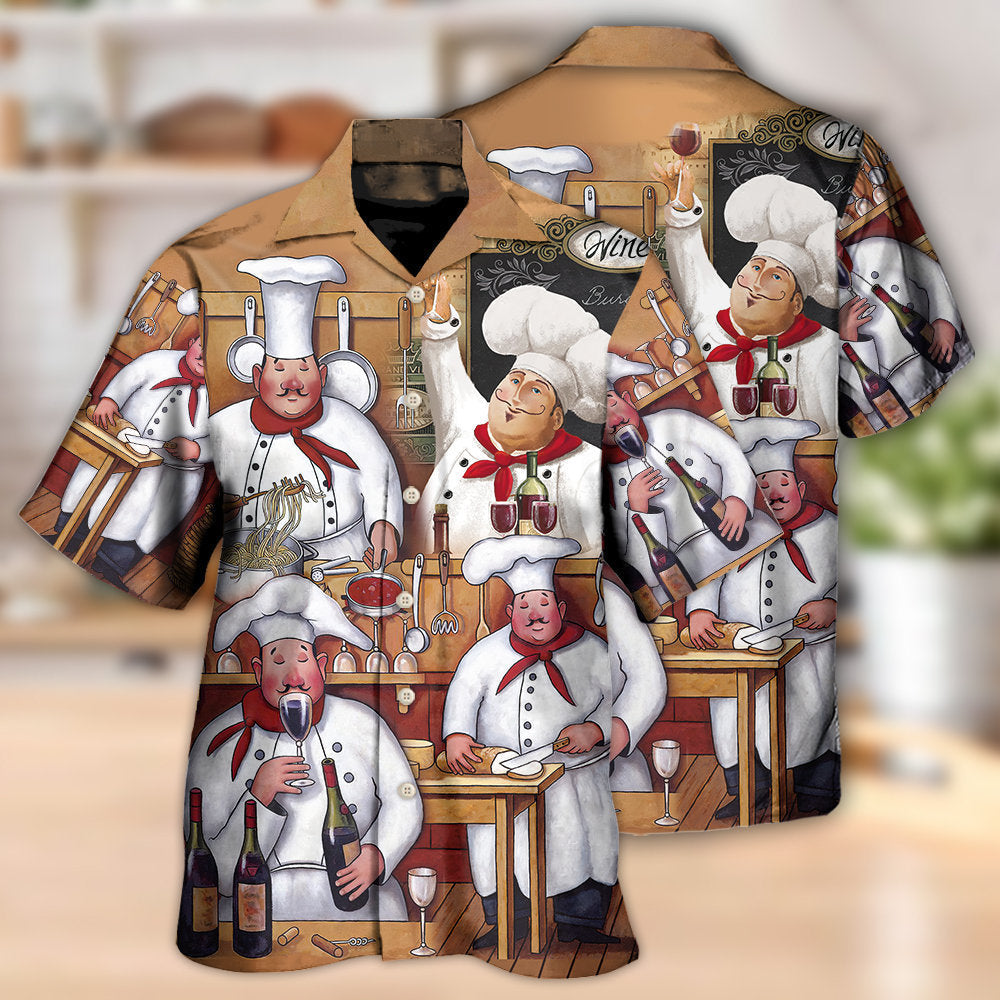 Chef The Best Master Cooking Vintage Style - Hawaiian Shirt 