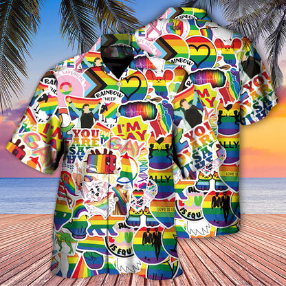 LGBT Rainbow I'm Gay - Hawaiian Shirt 