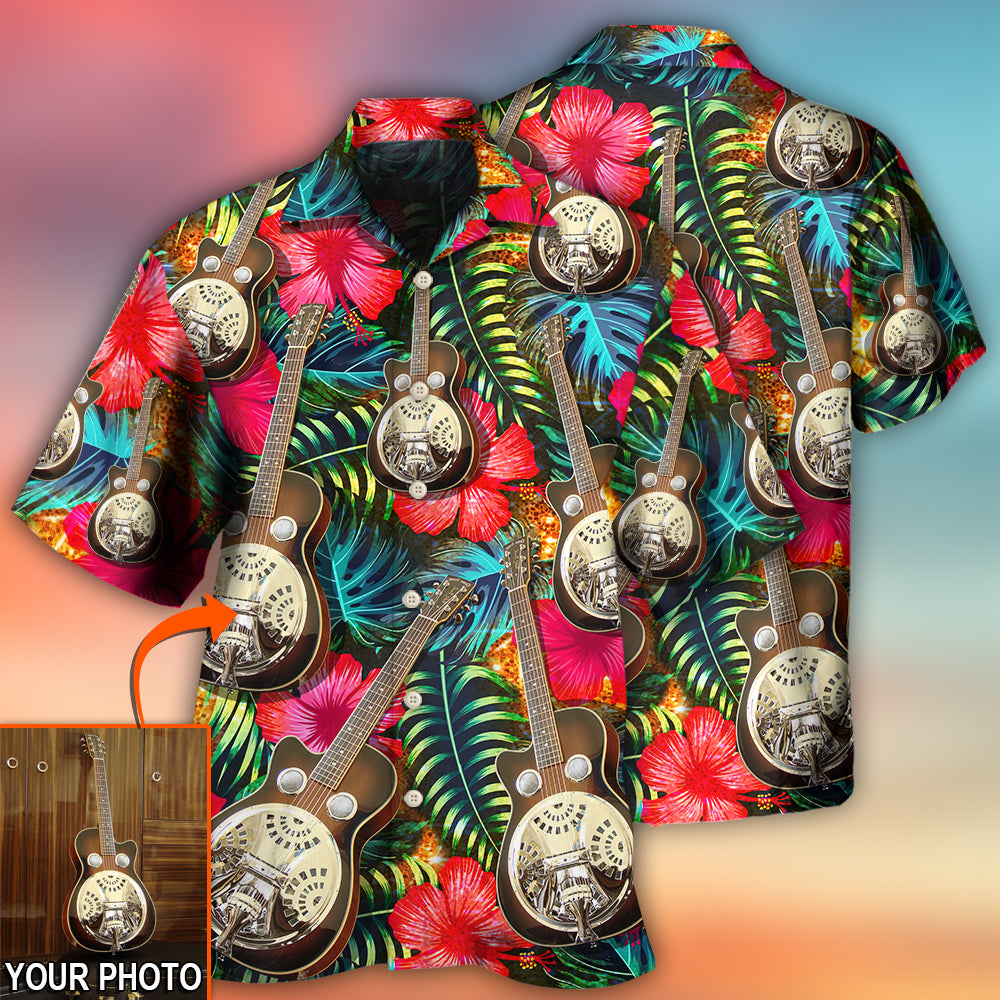 Guitar Various Style Tropical Custom Photo - Hawaiian Shirt 