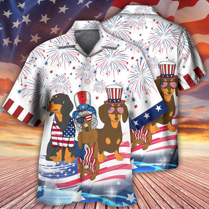 Dachshund Independence Day Is Coming - Hawaiian Shirt 