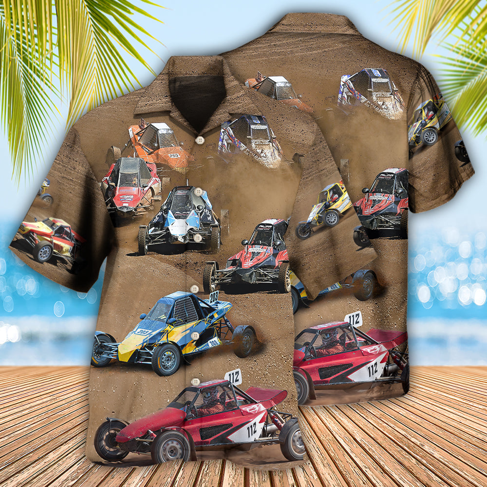 Autocross Cars Crazy Racing - Hawaiian Shirt 