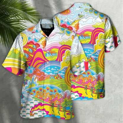 Hippie How To Talk Like A Hippie - Hawaiian Shirt 
