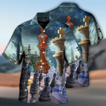 Chess Amazing Life Is A Chess Game Don't Waste A Move - Hawaiian Shirt 