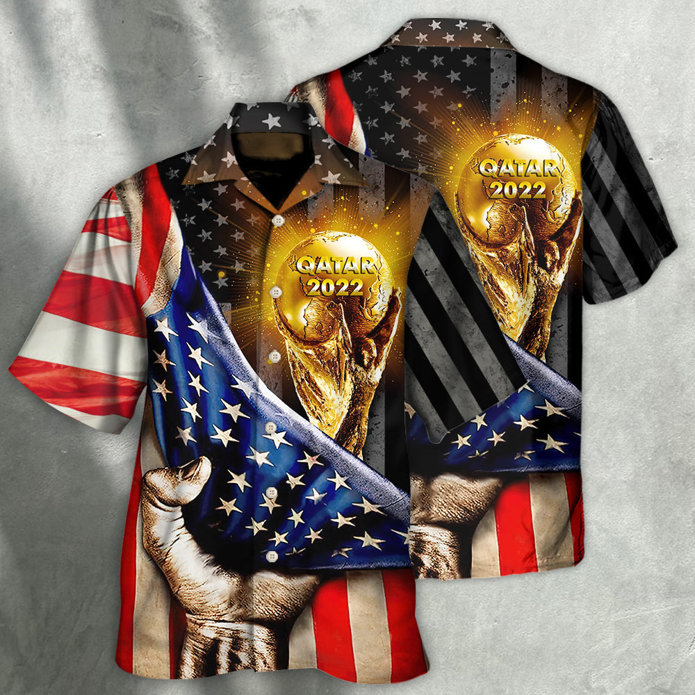 World Cup Qatar 2022 USA Will Be The Champion - Hawaiian Shirt 