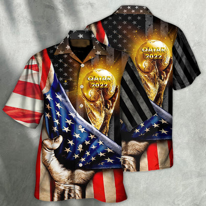 World Cup Qatar 2022 USA Will Be The Champion - Hawaiian Shirt 