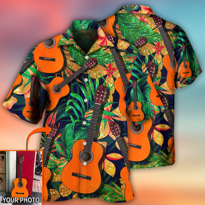 Guitar Various Style Tropical Custom Photo - Hawaiian Shirt 