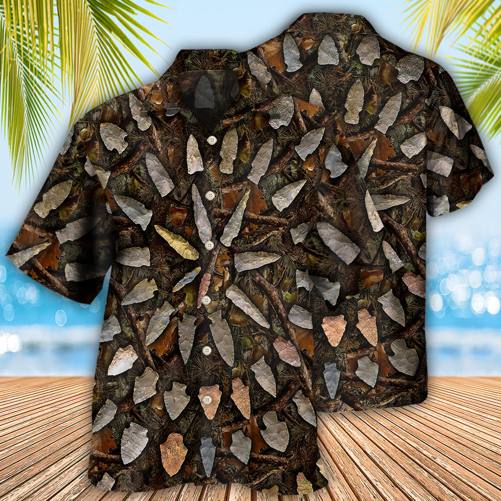 Hunting Arrowhead Hunting Camo Pattern - Hawaiian Shirt 