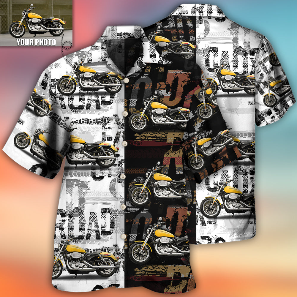Motorcycle My Sweet Lover Custom Photo - Hawaiian Shirt 