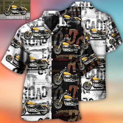 Motorcycle My Sweet Lover Custom Photo - Hawaiian Shirt 