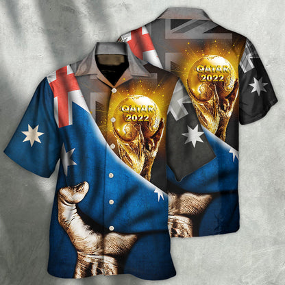 World Cup Qatar 2022 Australia Will Be The Champion - Hawaiian Shirt 
