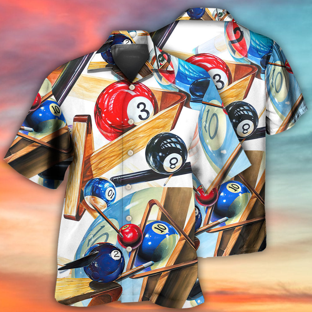 Billiard Pool Playing Games - Hawaiian Shirt 