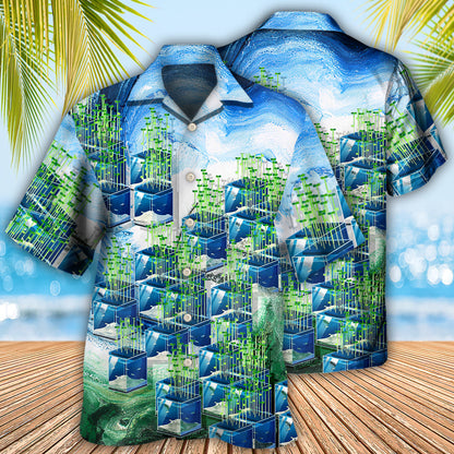 Farm Aquaponics - The Future Farm - Hawaiian Shirt 