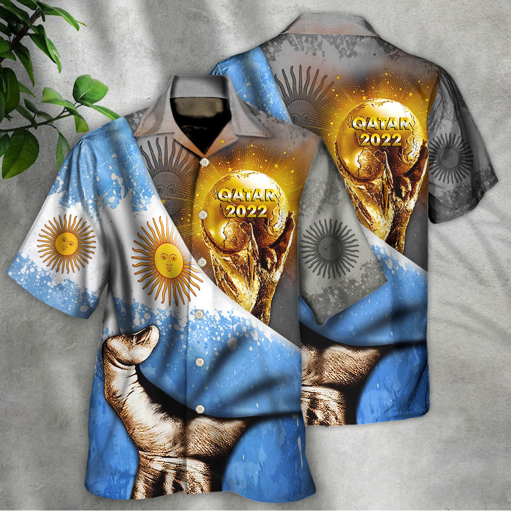 World Cup Qatar 2022 Argentina Will Be The Champion - Hawaiian Shirt 