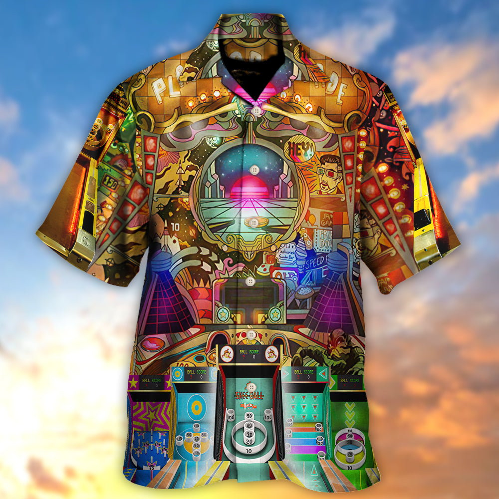 Skee Ball Ball Games Playland Arcade - Hawaiian Shirt 