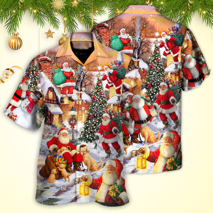 Christmas Santa Claus Story In The Town Gift For Xmas - Hawaiian Shirt 
