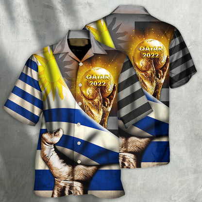 World Cup Qatar 2022 Uruguay Will Be The Champion - Hawaiian Shirt 