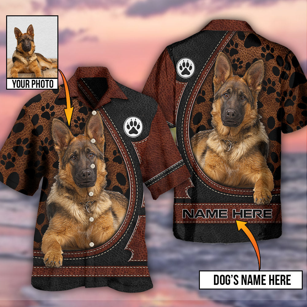 German Shepherd Dog Various Style Custom Photo Personalized - Hawaiian Shirt 