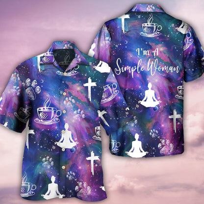 Coffee Jesus Dog Yoga - Hawaiian Shirt 