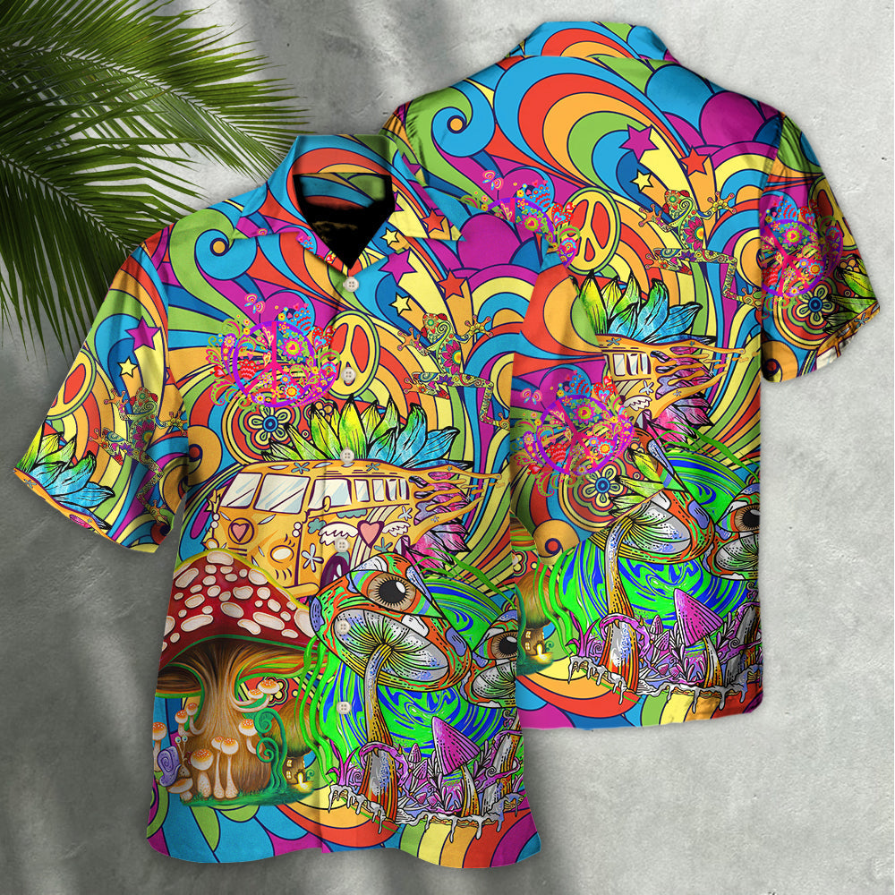 Hippie A Big Adventure Big Dream - Hawaiian Shirt 