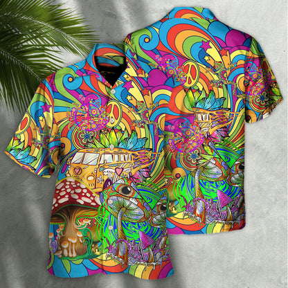 Hippie A Big Adventure Big Dream - Hawaiian Shirt 