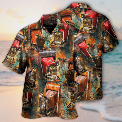 Camera Vintage Old Retro Film Camera - Hawaiian Shirt 