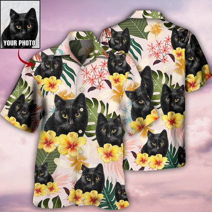 Cat Tropical Various Style Custom Photo - Hawaiian Shirt 