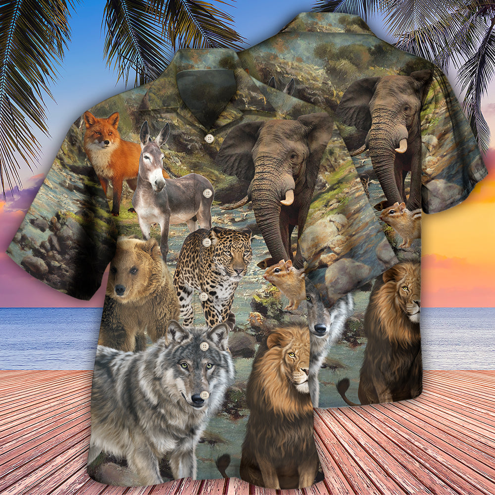 Animals The Beauty Of Animals - Hawaiian Shirt 