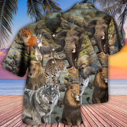 Animals The Beauty Of Animals - Hawaiian Shirt 