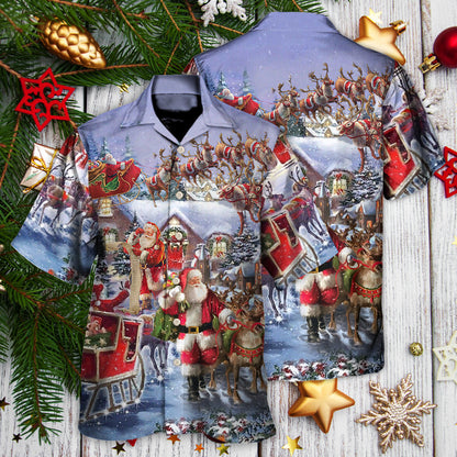 Christmas Santa Claus Comes Tonight - Hawaiian Shirt 