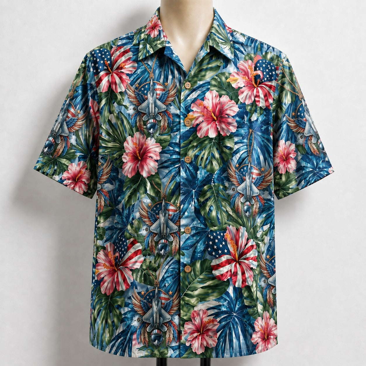 Air Force Patriotic Veteran 250 Years America Premium Unisex Hawaiian Shirt For Men and Women