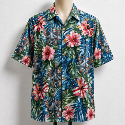 Air Force Patriotic Veteran 250 Years America Premium Unisex Hawaiian Shirt For Men and Women