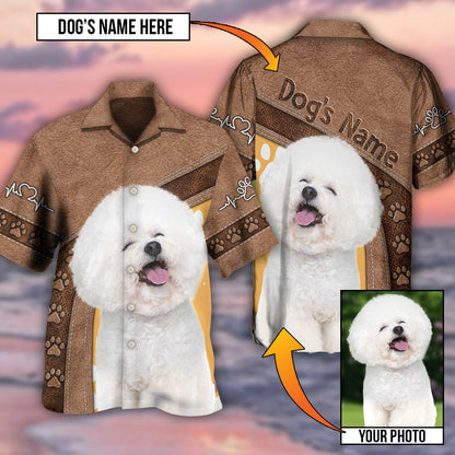 Dog Paw Various Style Custom Photo Personalized - Hawaiian Shirt 