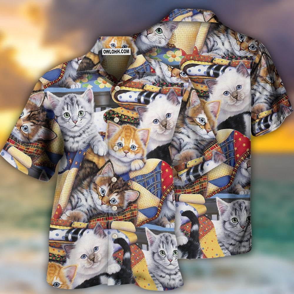 Cat Kitten Is So Cute - Hawaiian Shirt 