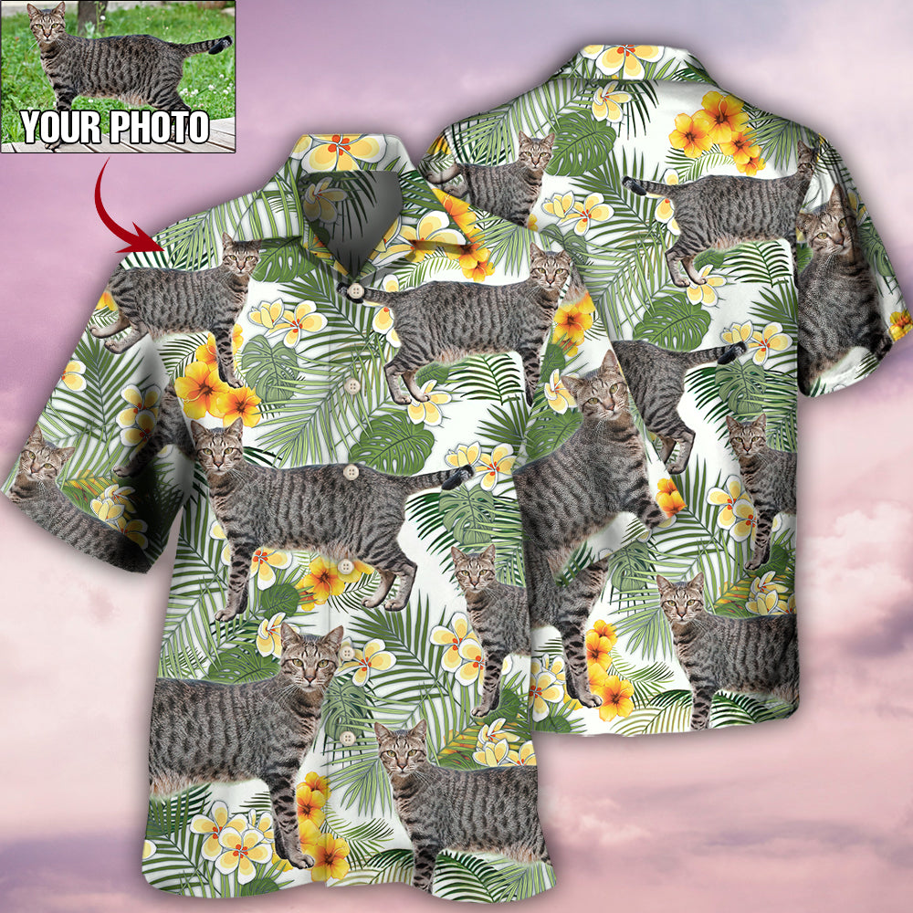 Cat Various Style Custom Photo - Hawaiian Shirt 