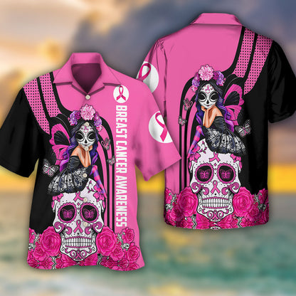 Breast Cancer Awareness Fight Like A Girl Breast Cancer Awareness - Hawaiian Shirt 