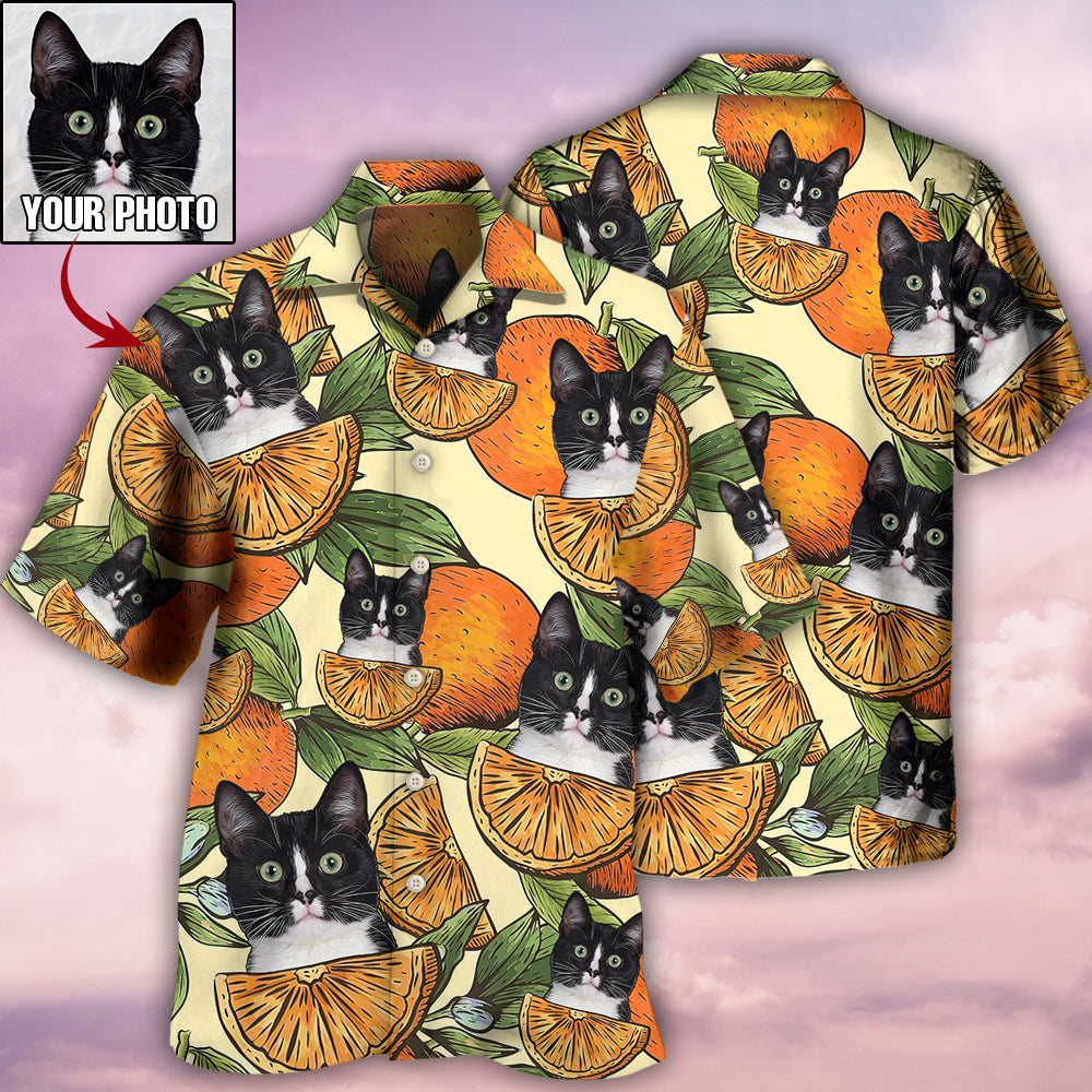 Cat Tropical Various Style Custom Photo - Hawaiian Shirt 