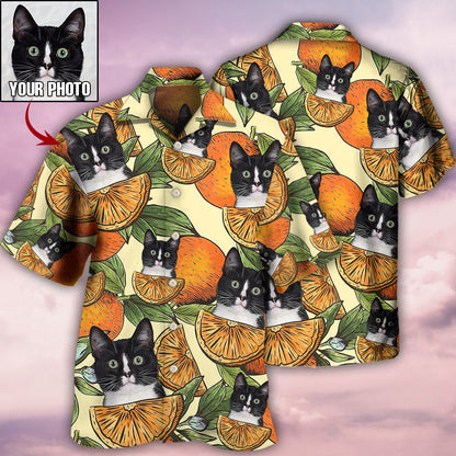 Cat Tropical Various Style Custom Photo - Hawaiian Shirt 