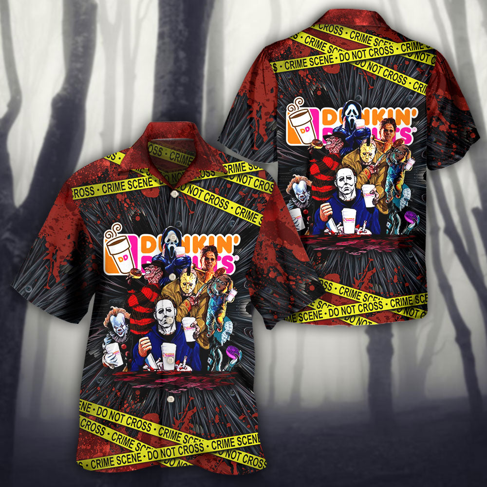 Horror Movie Characters Funny - Hawaiian Shirt 