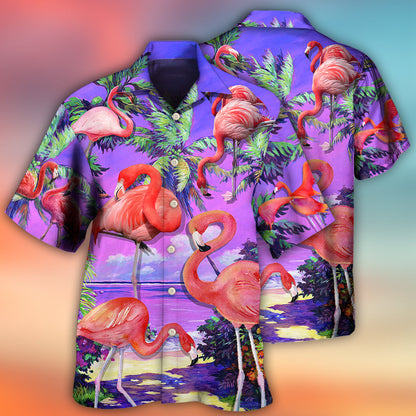 Flamingo Sweet Paradise Style - Hawaiian Shirt 