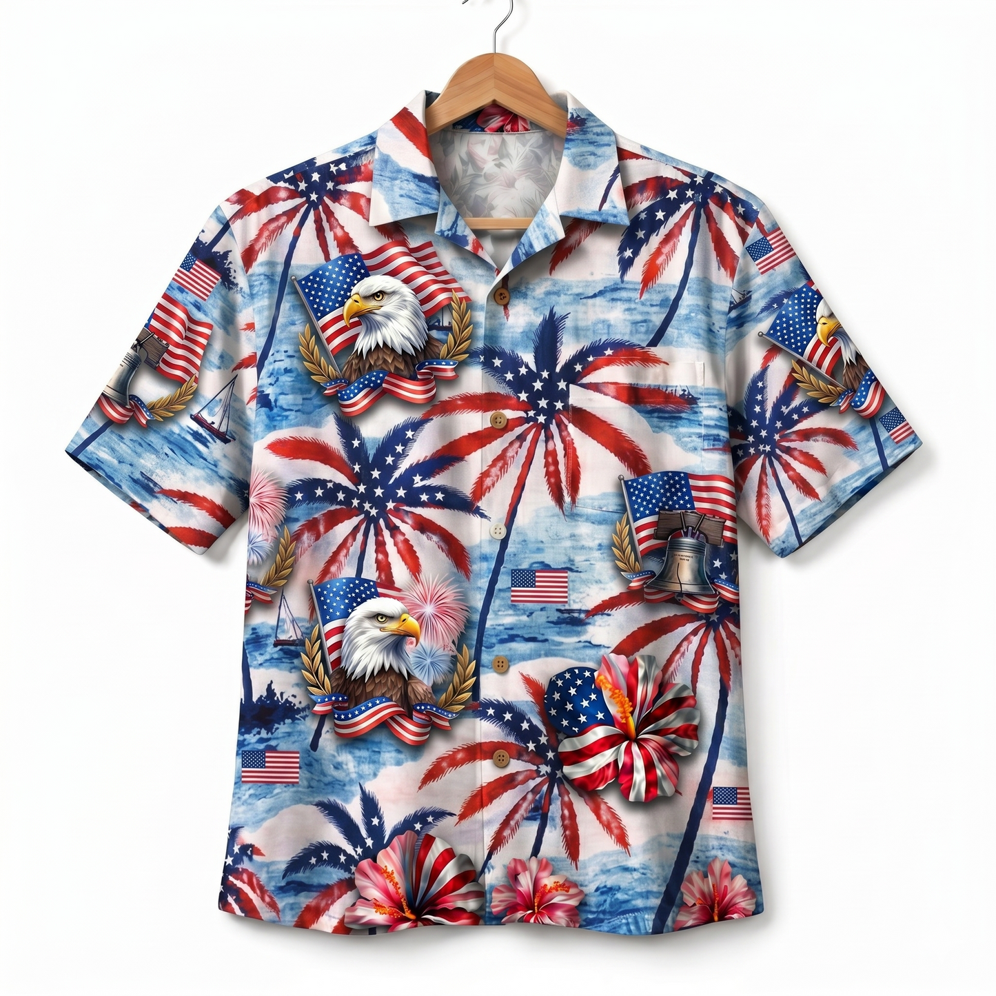 American Pride Veteran 250 Years America Premium Unisex Hawaiian Shirt For Men and Women