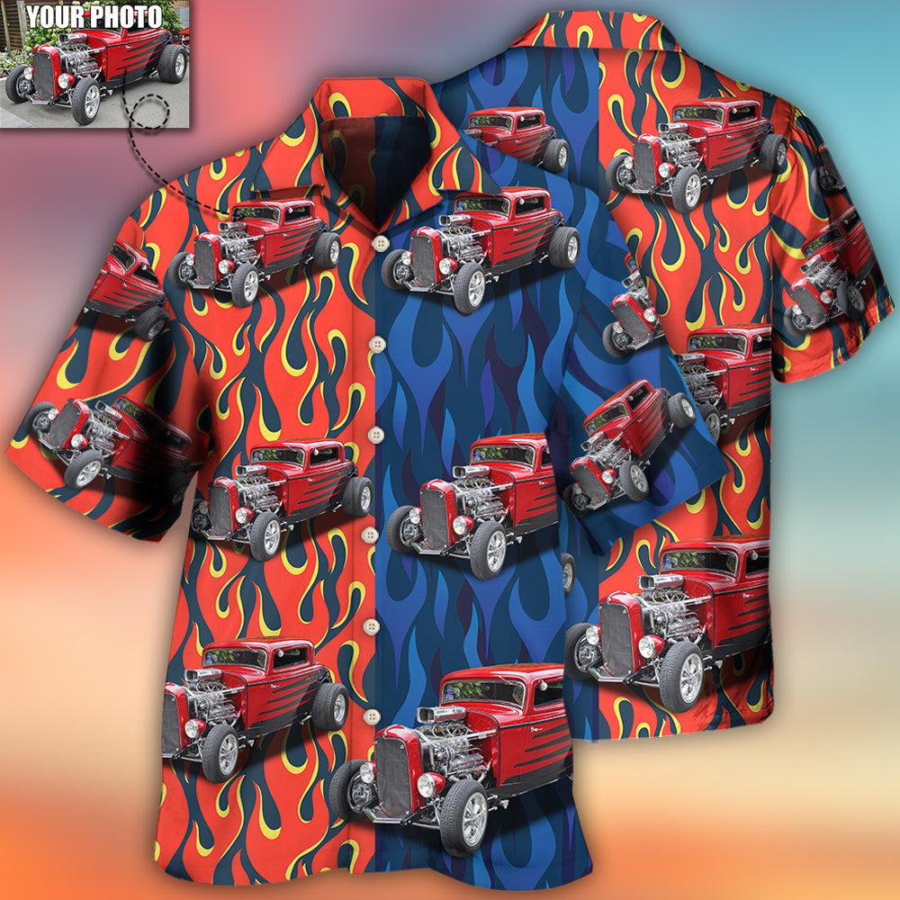 Hot Rod Various Style Custom Photo - Hawaiian Shirt 