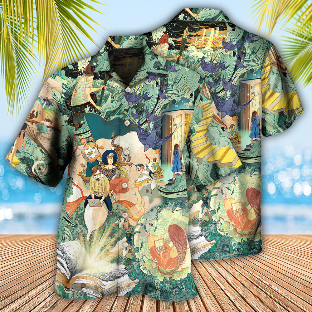 Author Build Your Mind - Hawaiian Shirt 