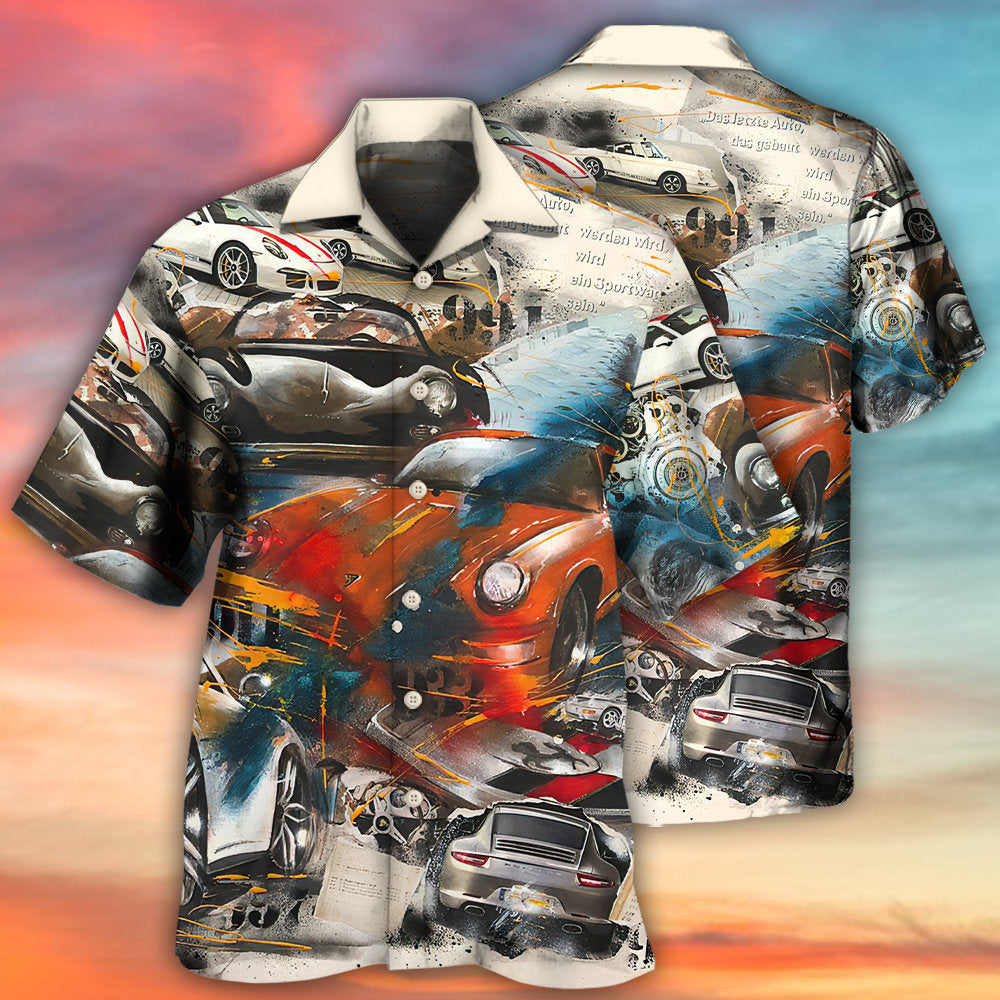 Car Racing Leading The Race - Hawaiian Shirt 