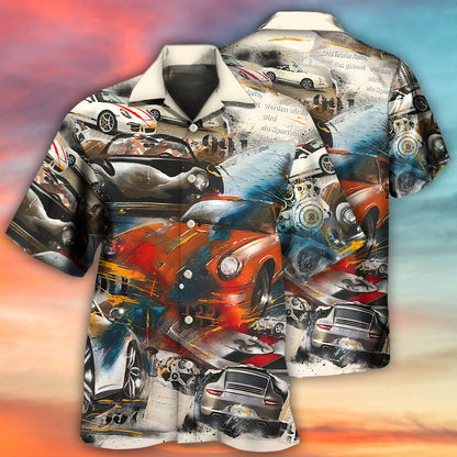 Car Racing Leading The Race - Hawaiian Shirt 