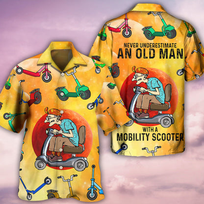 Scooter Solar System Never Underestimate - Hawaiian Shirt 