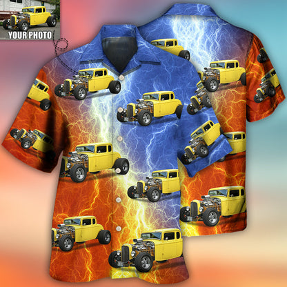 Hot Rod Various Style Custom Photo - Hawaiian Shirt 