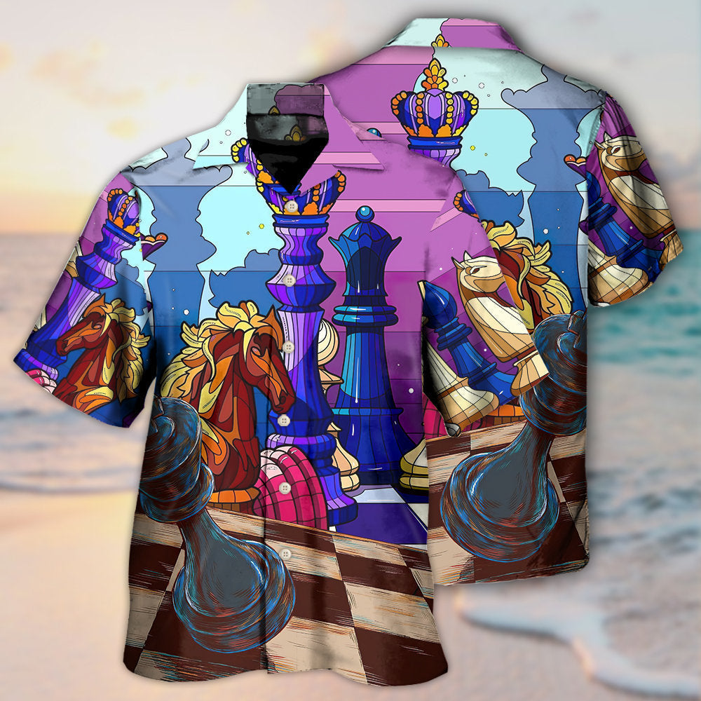 Chess Board Games Is Life Love Playing Chess - Hawaiian Shirt 